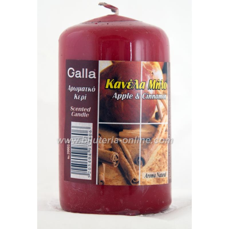 Ароматна Стълбова Свещ - гардения, ябълка, канела, жътва, ягода