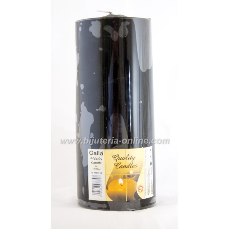 Стълбов Свещ - черен