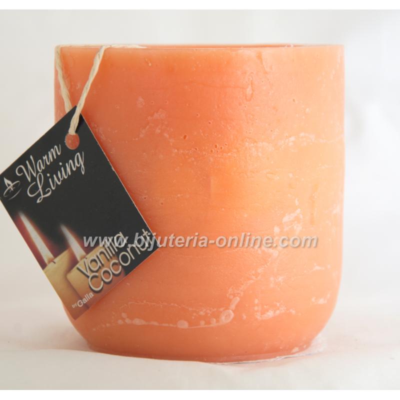 Ароматна Свещ - памук, ванлия/кокос, нощен бриз